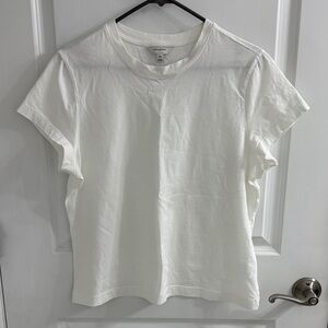 Banana Republic White Short Sleeve Tee